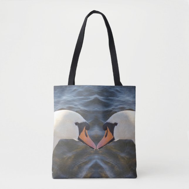 Tote Bolsa de Ombro White Swans (Frente)