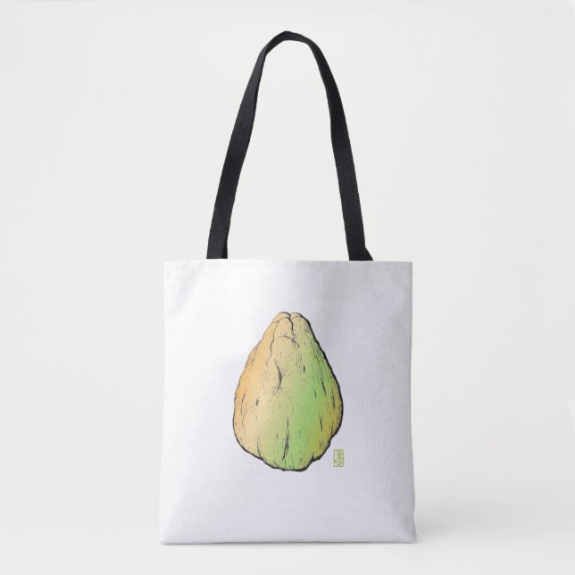 Tote Bolsa de Ombros de poliéster resistente com Fruta (Frente)