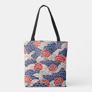 Tote Bolsa de Onda Japonês Tradicional