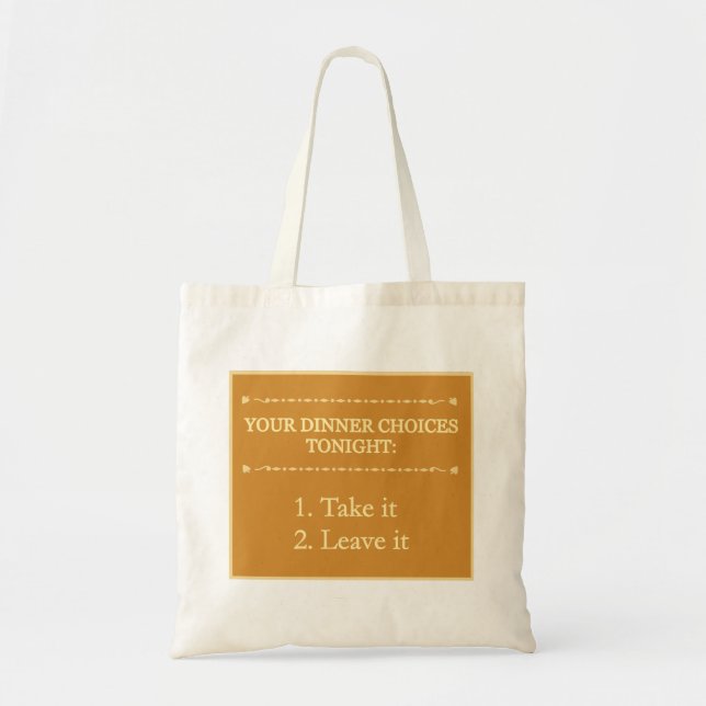 Tote bolsa de opções de janto (Frente)