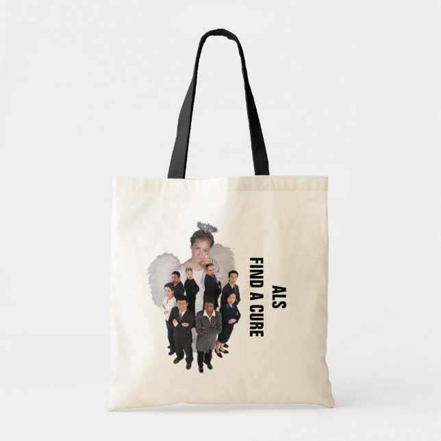 Tote BOLSA de orçamento ALS (Frente)