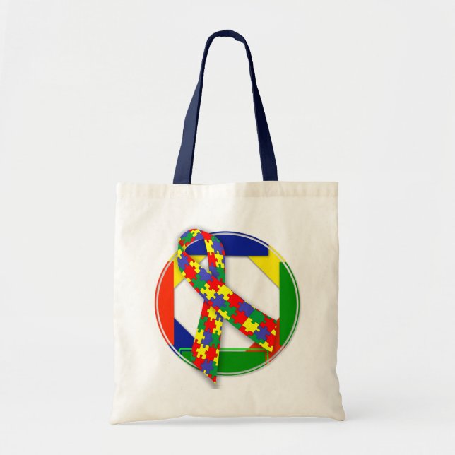 Tote Bolsa de Orçamento Autismo (Frente)