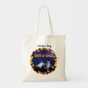 Tote Bolsa de Orçamento Bolsa de Doença de Halloween 