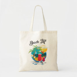 Tote Bolsa de Orçamento da Beach Life