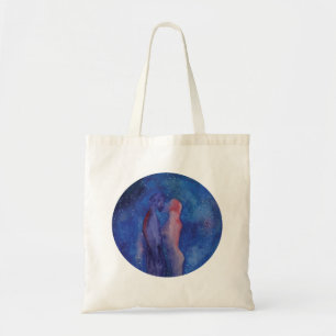 Tote Bolsa de Orçamento de Arte de Mola de Beijo