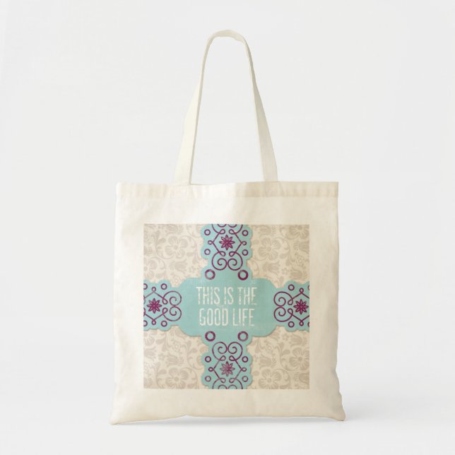 Tote Bolsa de Orçamento de Boa Vida (Frente)