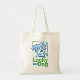 Tote Bolsa de Orçamento de Cachorro Sortudo