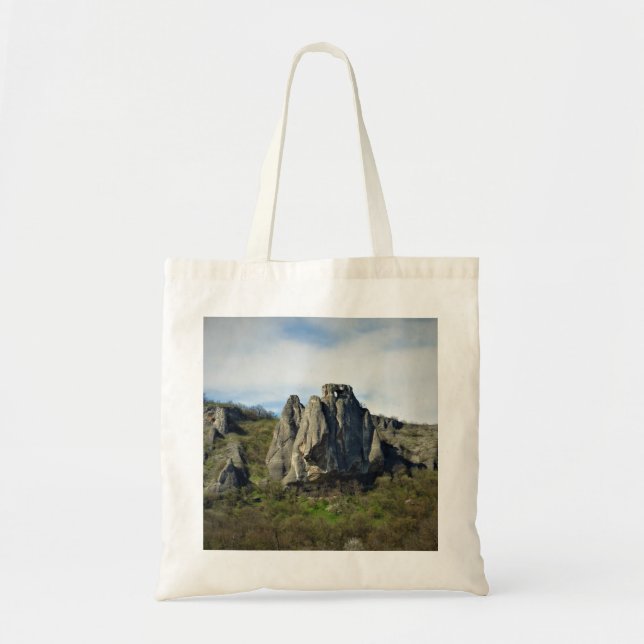 Tote Bolsa de Orçamento de Fotografia de Cliff Bonitos (Frente)