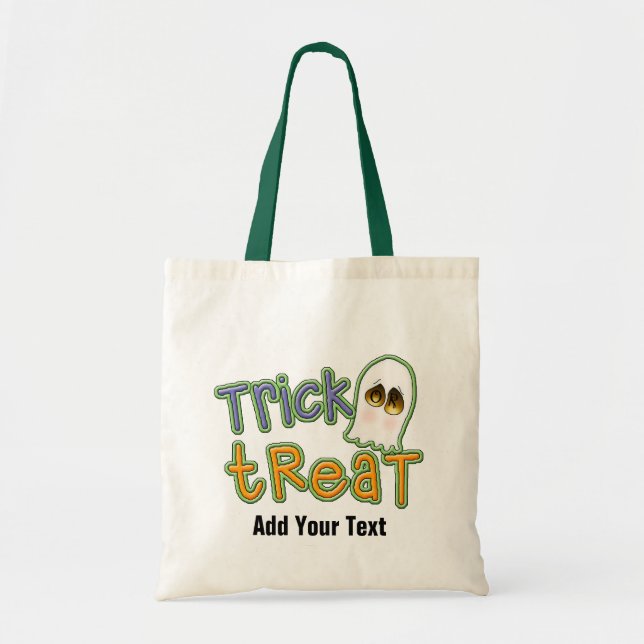 Tote Bolsa de Orçamento de Halloween (Frente)