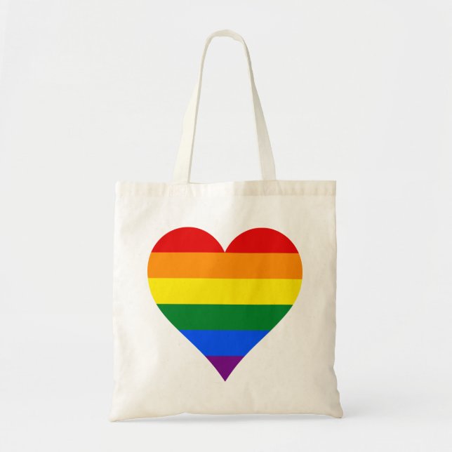 Tote Bolsa de Orçamento do orgulho LGBT (Frente)