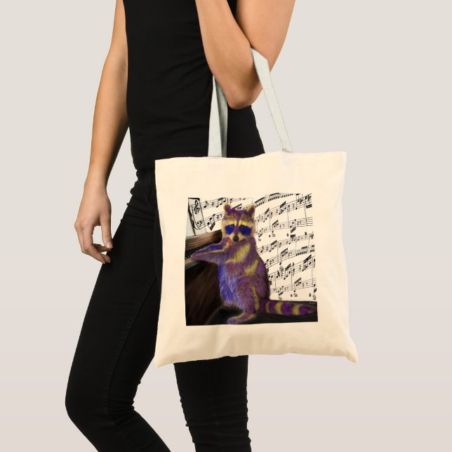 Tote Bolsa de Orçamento Racoon (Frente (produto))