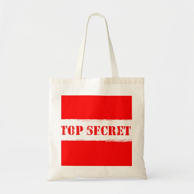 Tote Bolsa de Orçamento Secreto Superior (Frente)