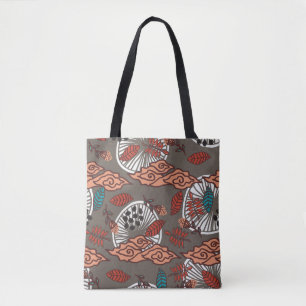 Tote Bolsa de Padrão de Shell Brown para Mulheres