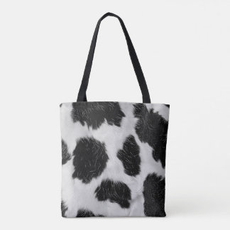 Tote Bolsa de padrão de vaca