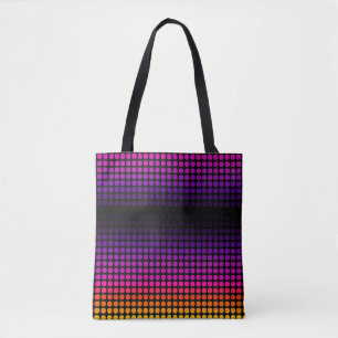 Tote Bolsa de Padrão do Soquete Geométrico