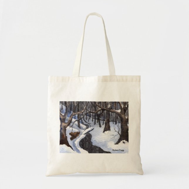 Tote Bolsa de paisagem neves (Frente)