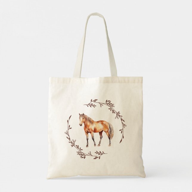 Tote Bolsa de Palamino Horse (Verso)
