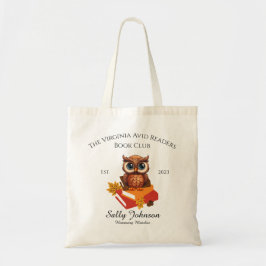 Tote Bolsa de Palha para Clube do Livro Personalizada c