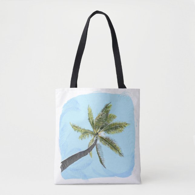 Tote Bolsa de Palma Tropical (Frente)