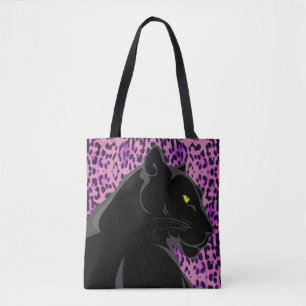 TOTE BOLSA DE PANTERE PRETO