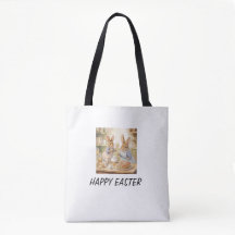 Bolsa de páscoa com tema de /saco de compras
