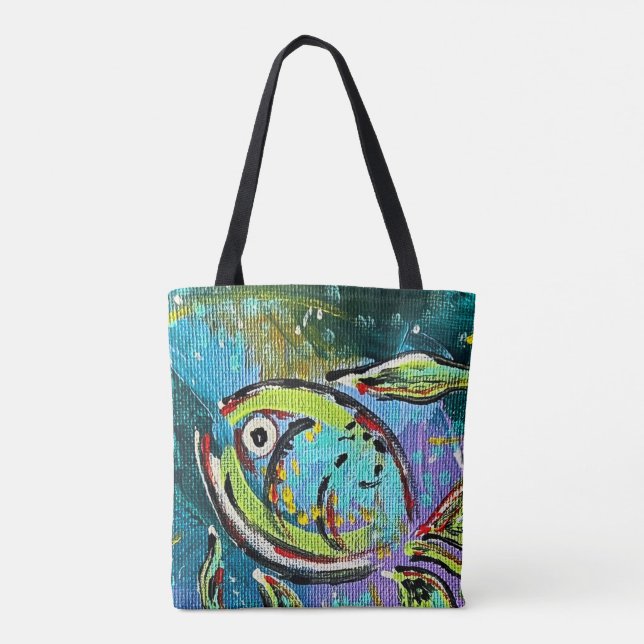 Tote Bolsa de peixe (Verso)