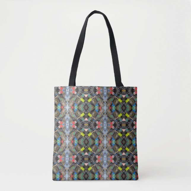Tote bolsa de pote de lagosta abstrato (Frente)