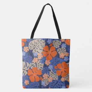 Tote Bolsa de Praia Ailani Hawaiian Hibiscus Tropical N