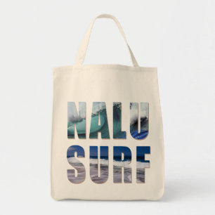 Tote Bolsa de praia de Ondas Tropicais Nacu-Surf