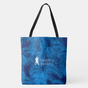 Tote BOLSA DE PRAIA de Palmas Azuis do Havaí HT