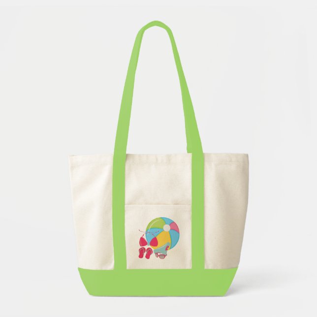 Tote Bolsa de praia de Verão (Frente)