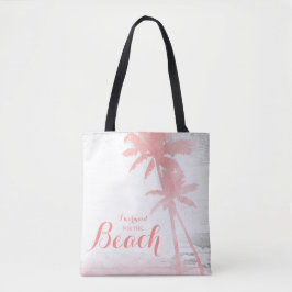 Tote Bolsa de praia engraçada, sereia para a praia