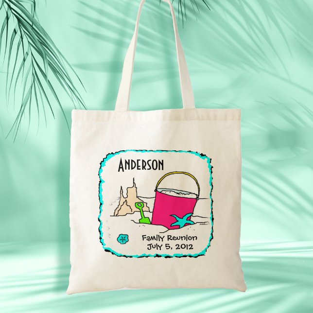 Tote Bolsa de Praia para Reunião de Família (Criador carregado)