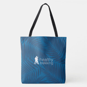 Tote Bolsa de praia Real das Palmas Tropicais de Trekki