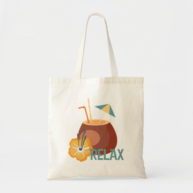 Tote Bolsa de Praia Relax (Frente)