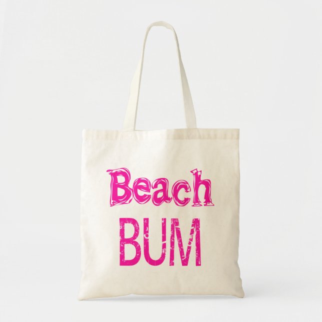 Tote Bolsa de Praia Relax Rosa (Frente)