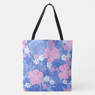 Tote Bolsa de Praia Tropical Ailani Hibisco Havaiano