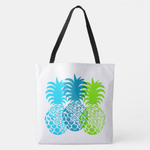 Tote Bolsa de praia Tropical de Momona Pineapple no Hav
