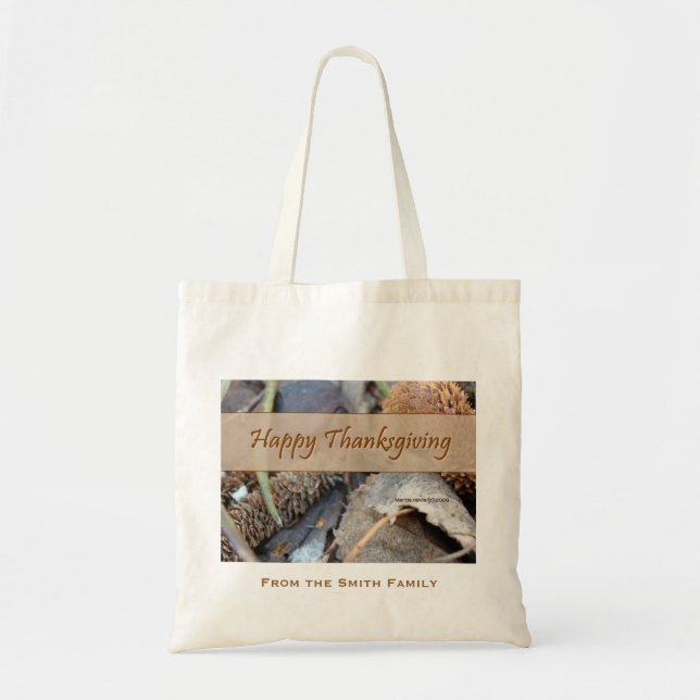 Tote Bolsa de Presente para Host de Ação de Graças (Frente)