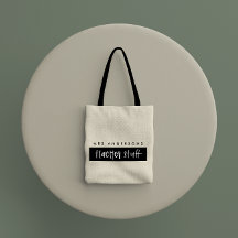 Bolsa de presente para professor de aquarela moder