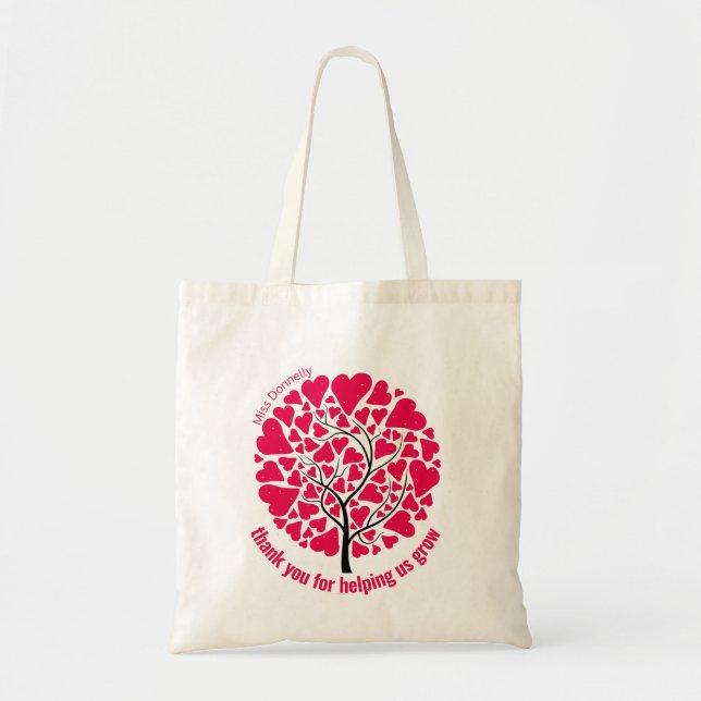 Tote Bolsa de Presentes de Apreciação do Professor (Frente)