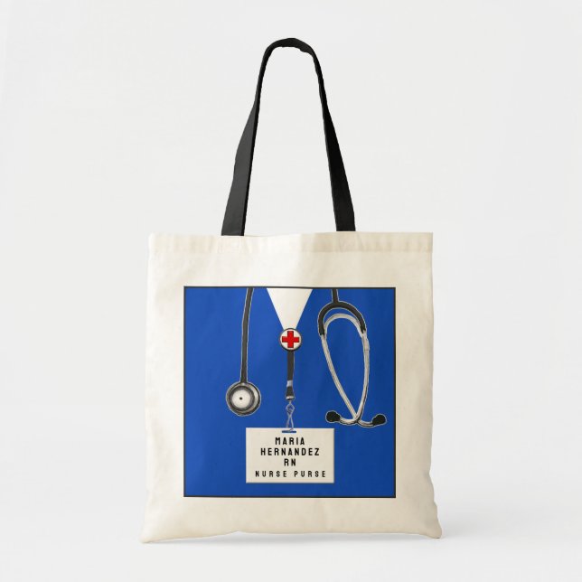 Tote Bolsa de Presentes para Enfermeira Criativa (Frente)