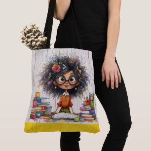 Tote Bolsa de Professor Bonito - Veja Trás