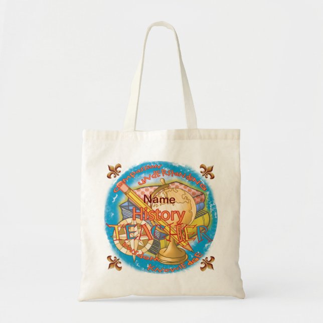 Tote Bolsa de Professor de História (Frente)