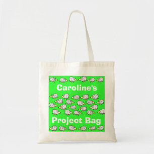 Tote Bolsa de Projeto de Arte de Design de Ovelhas