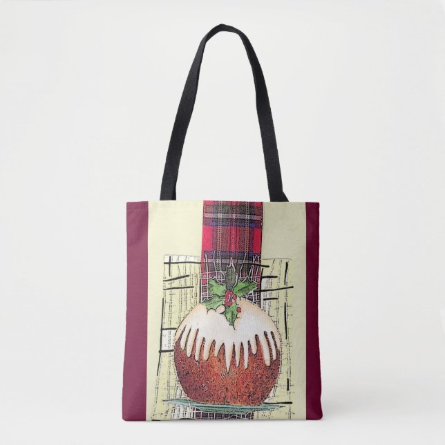 Tote Bolsa de Pudim de Pó Feriado (Frente)