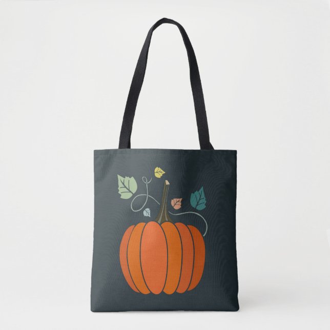 Tote Bolsa DE PUMPKIN NO OUTONO REVERSÍVEL (Frente)