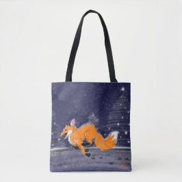 Tote Bolsa de Raposa em Corrente Jolly
