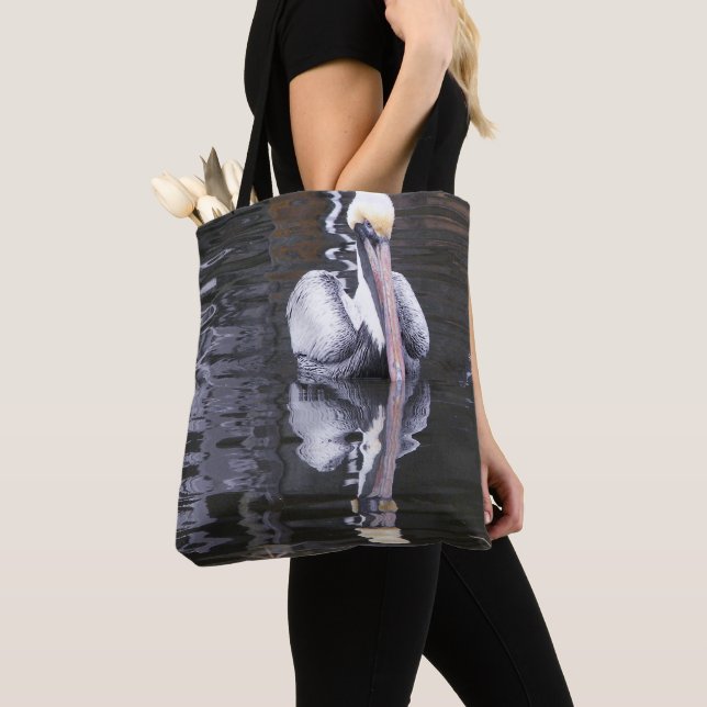 Tote Bolsa de Reflexão Pelicano (Close Up)