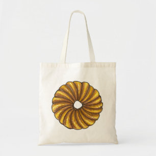 Tote Bolsa de Rosquinha de café da manhã de aranha Rosq